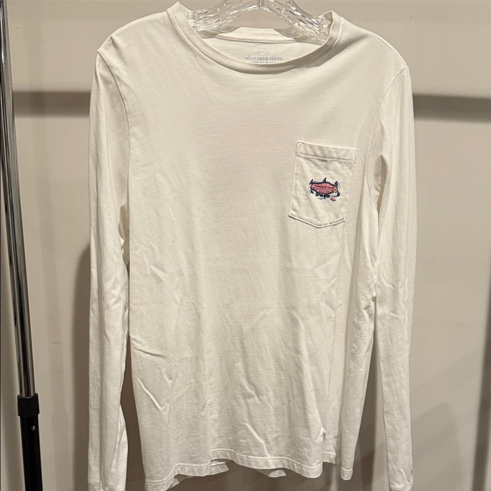 Vineyard Vines White Long Sleeve Kids Tee